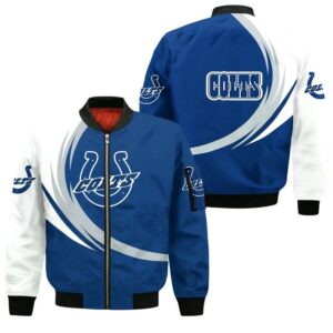 Best Indianapolis Colts Bomber Jacket For Hot Fans