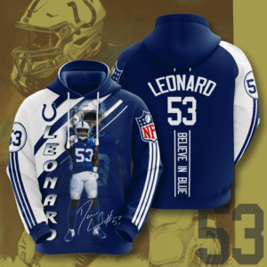 Best Indianapolis Colts 3D Printed Hooded Pocket Pullover Hoodie For Hot Fans