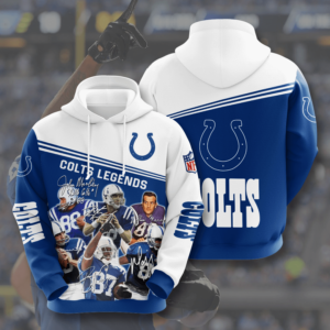 Best Indianapolis Colts 3D Printed Hooded Pocket Pullover Hoodie For Cool Fans