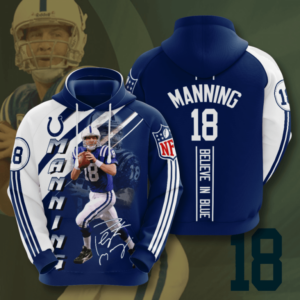 Best Indianapolis Colts 3D Printed Hoodie For Sale