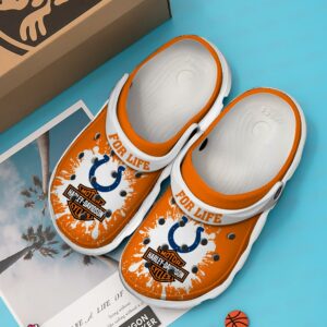 Best Team Nfl Indianapolis Colts Crocs Crocband Shoes Allover Print