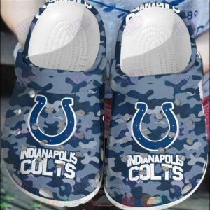 Nfl Indianapolis Colts Navy Crocband Clogs