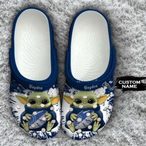 Indianapolis Colts Baby Yoda Crocs Classic Clogs Shoes Design Outlet For Adult Men Women